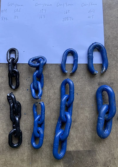 test of lifting chain