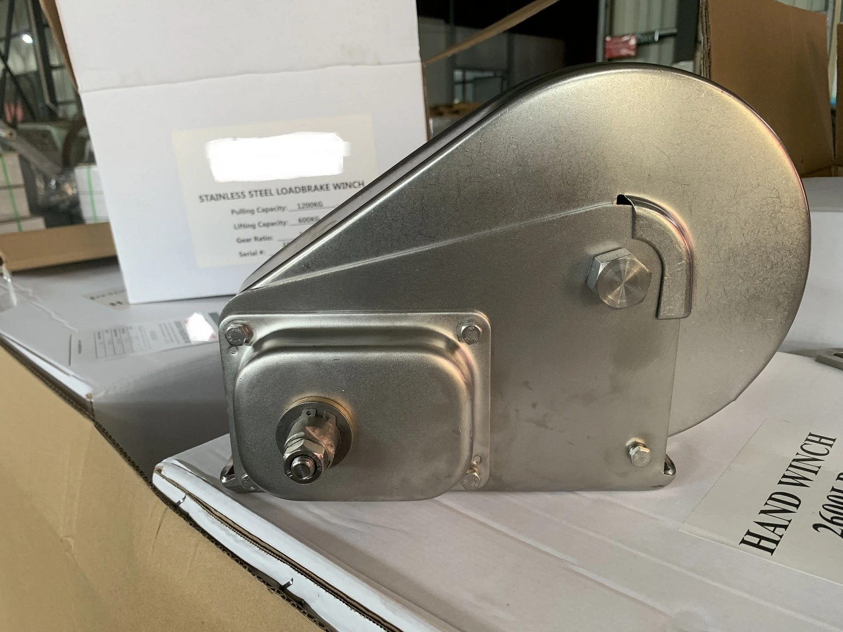 stainless steel hand winch